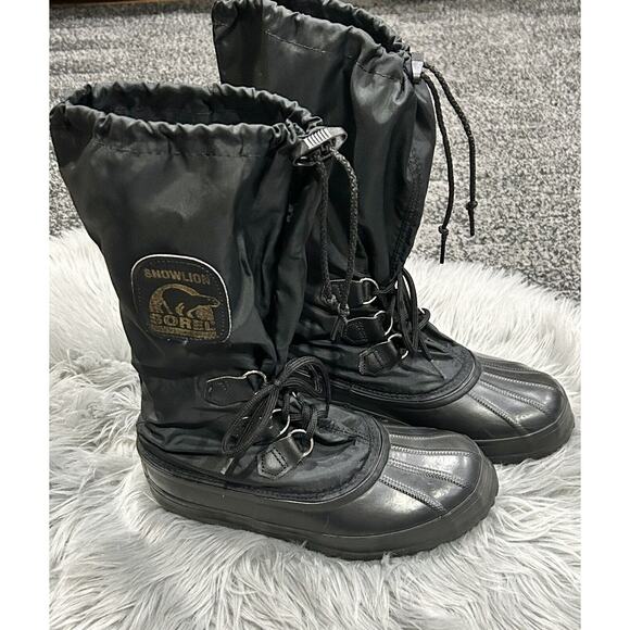 Sorel‎ Kaufman Canada Winter Snowlion Boots Womens Size 9 waterproof (No Liner) - Picture 1 of 4